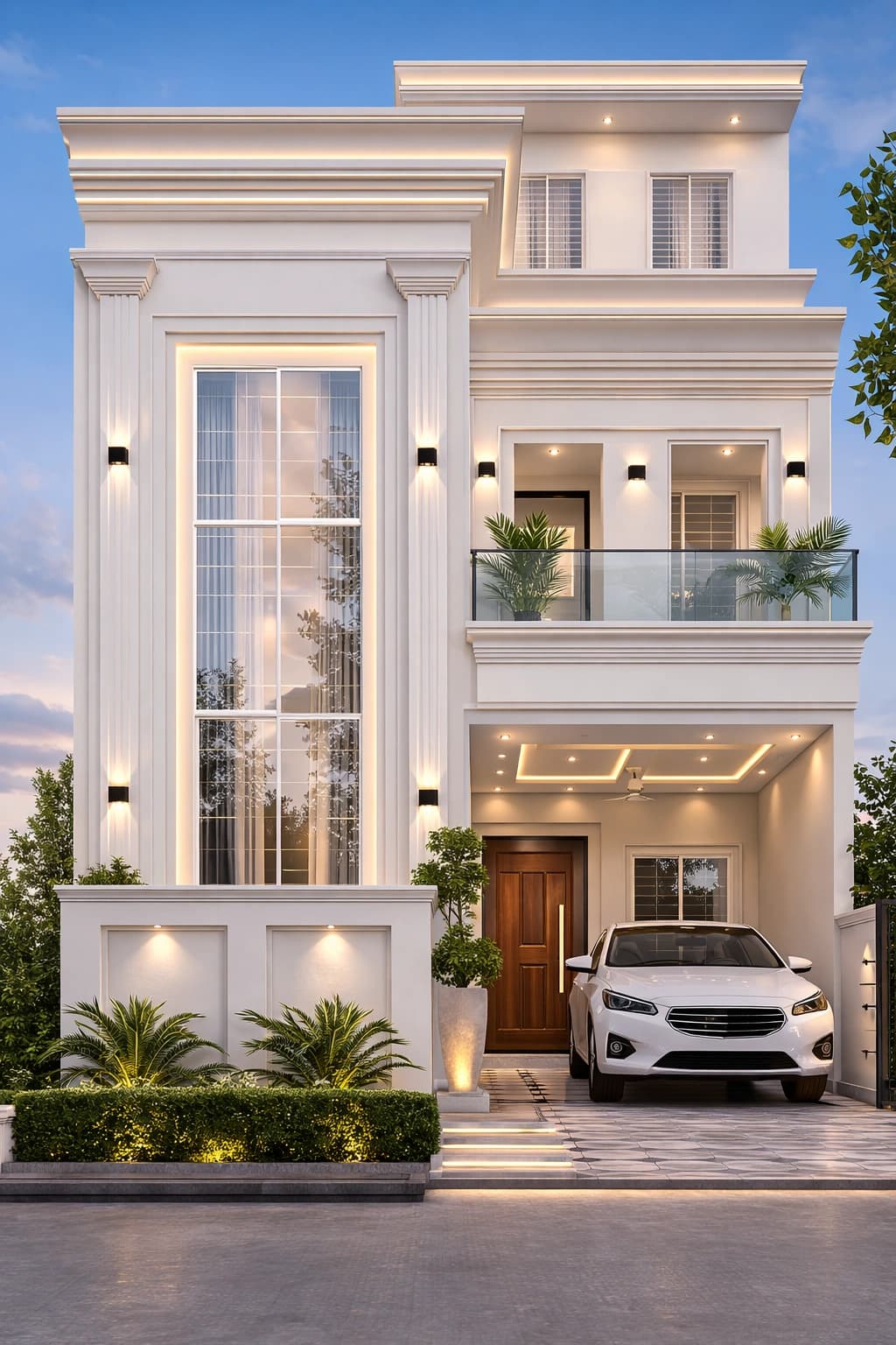 Best Architect in Citi Housing Gujranwala | Contemporary 5 Marla House Elevation Design