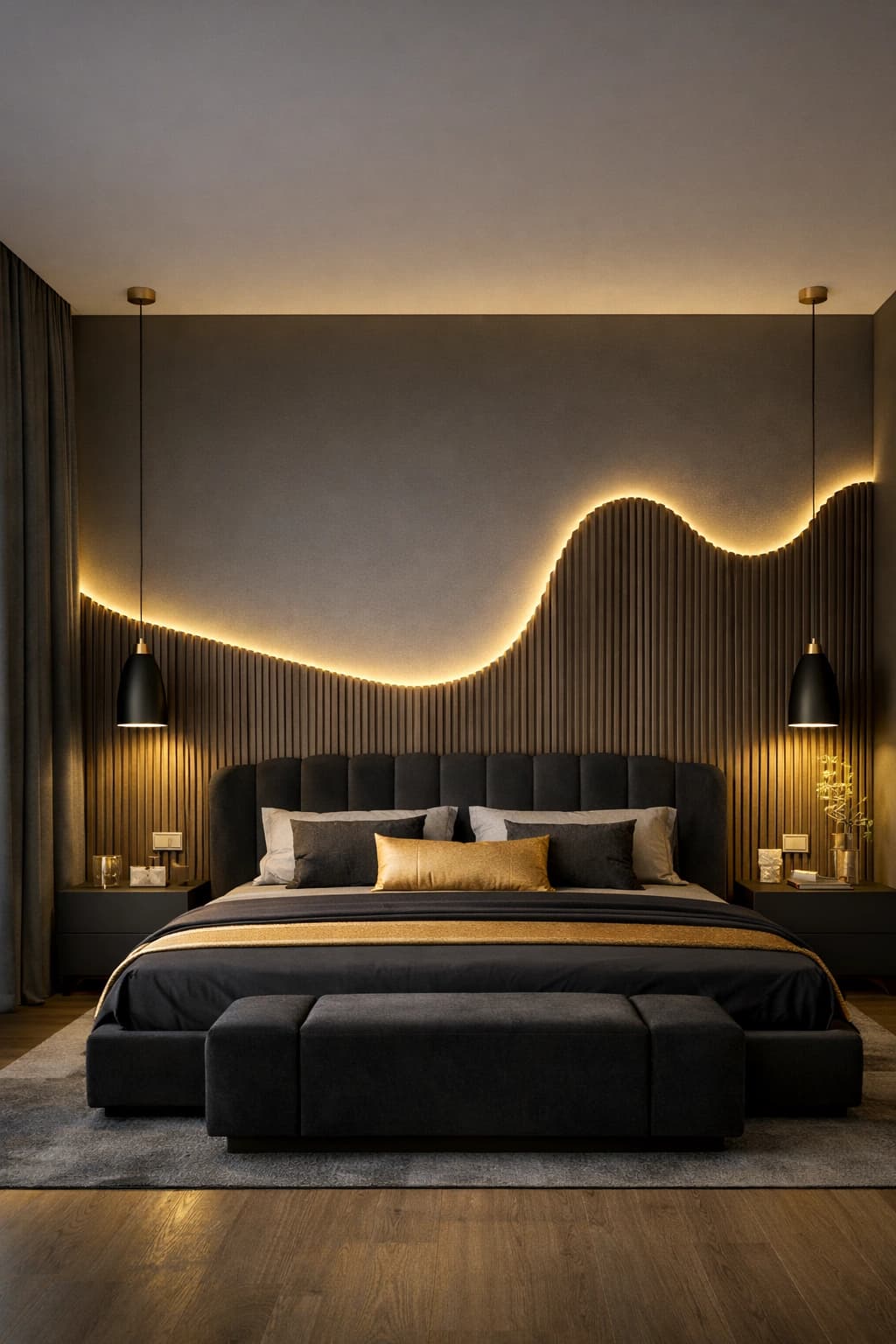 Bedroom Interior Design by Best Interior Designer in DHA Gujranwala | Naksha Builder